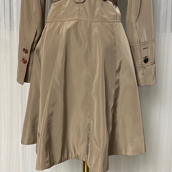Karen Millen Classic Beige Trench Coat Size 6 - Picture 8 of 17